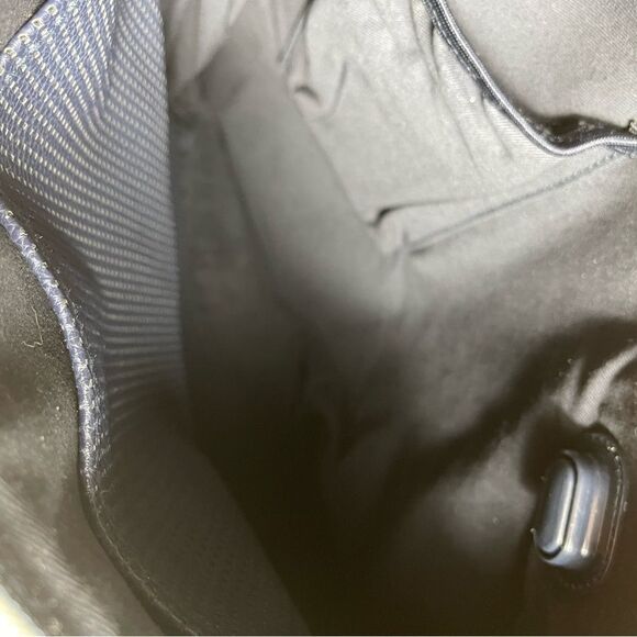 Caboodle Navy blue and beige  computer backpack with rose gold hardwares - Picture 10 of 11